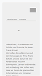 Mobile Screenshot of annefrankschule-dieburg.de
